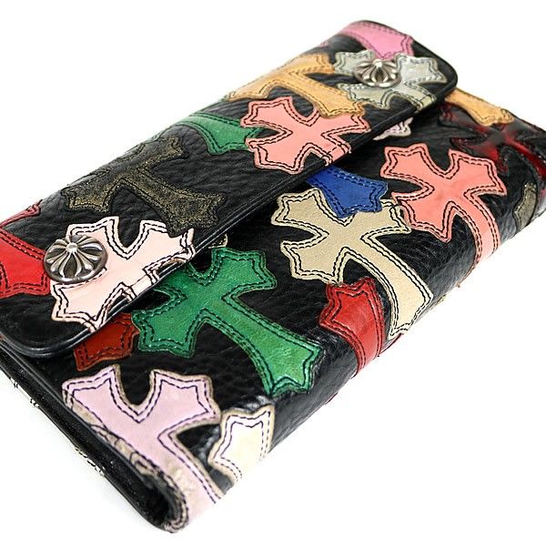 CHROME HEARTS 銀座店 クロムハーツ クロスボタン ウェーブウォレット