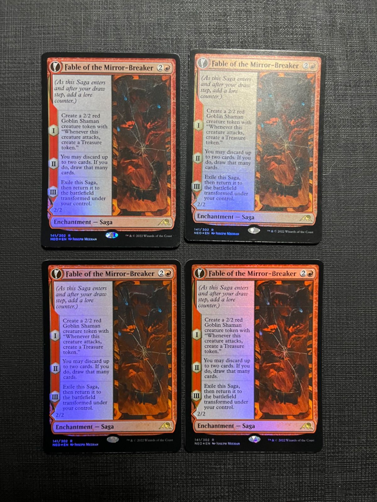 鏡割りの寓話 MTG 英語 Foil 4枚 - メルカリ