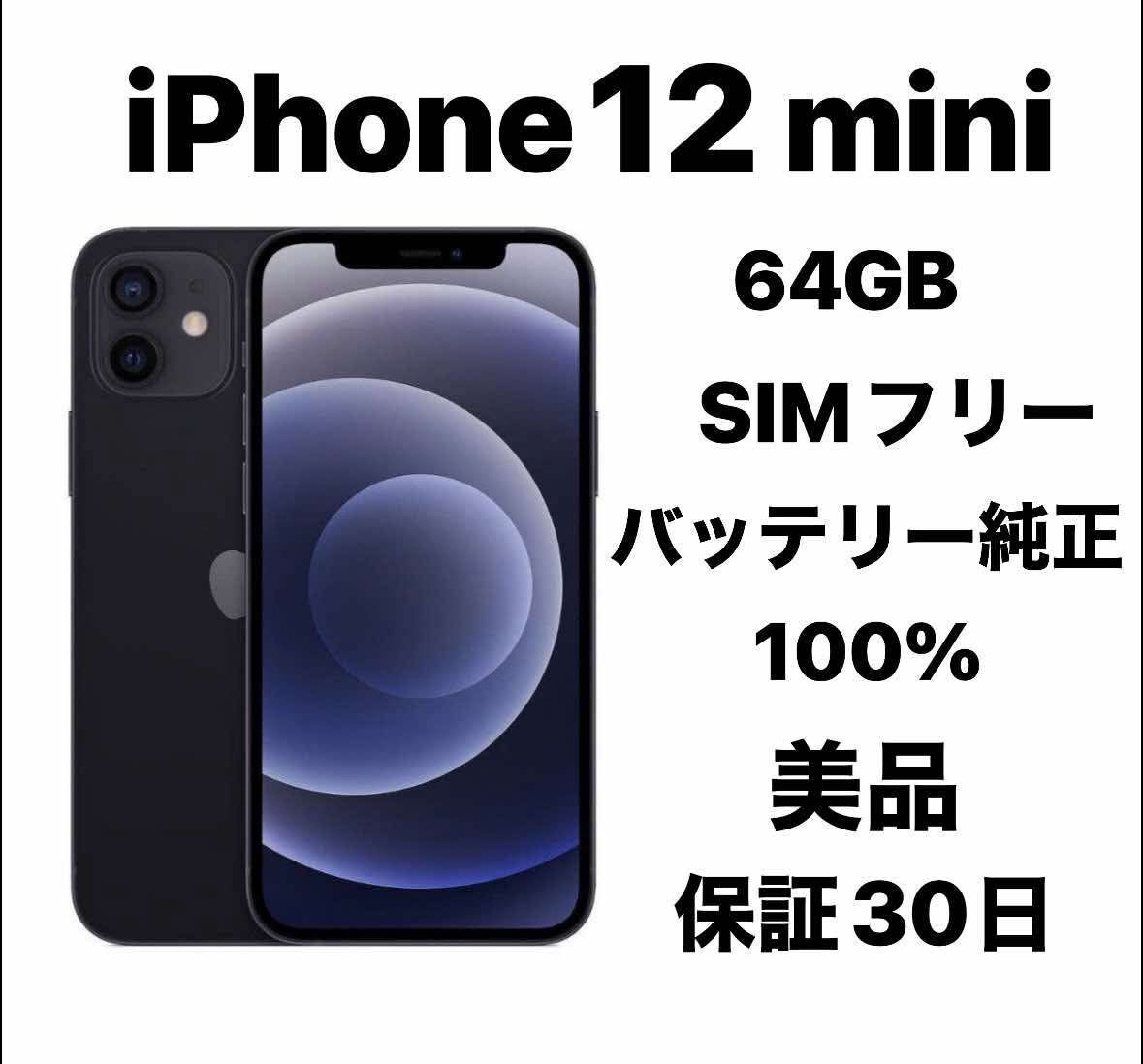 iPhone 12 mini 64GB simフリー本体 整備済み品 Apple iPhone 【公式通販】