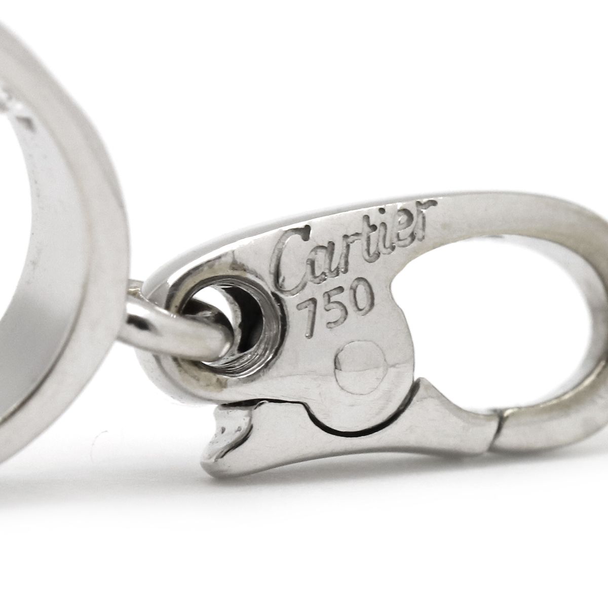 Cartier カルティエ 750YG K18 ラブチャーム Cartier カルティエ ラブチャーム サテン紐ネックレス 750