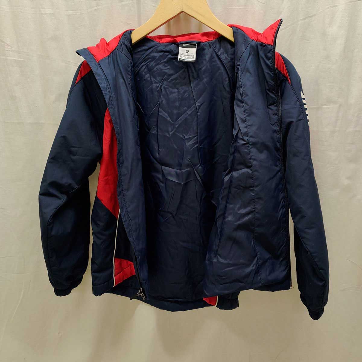 ナイキ NIKE ナイロン ジップジャケット ウインドブレーカー ネイビー