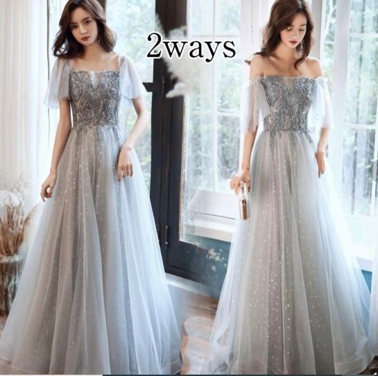 送料無料 ♥ 発表会 結婚式 舞台 11号 L ドレス OPN2582