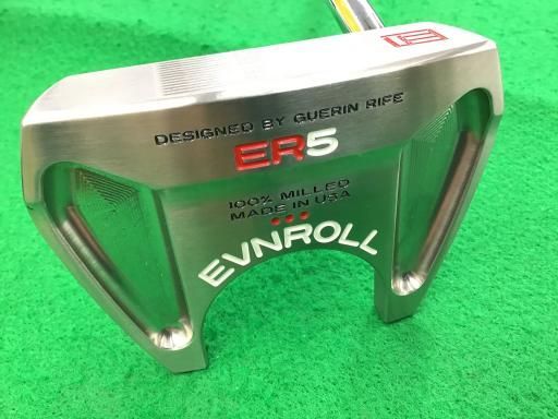 EVNROLL EVNROLL ER5 34インチ TOURTAC黒|白 パター PT スチール フレックスその他 メンズ 男性用 右利き 右用 Cランク ゴルフクラブ