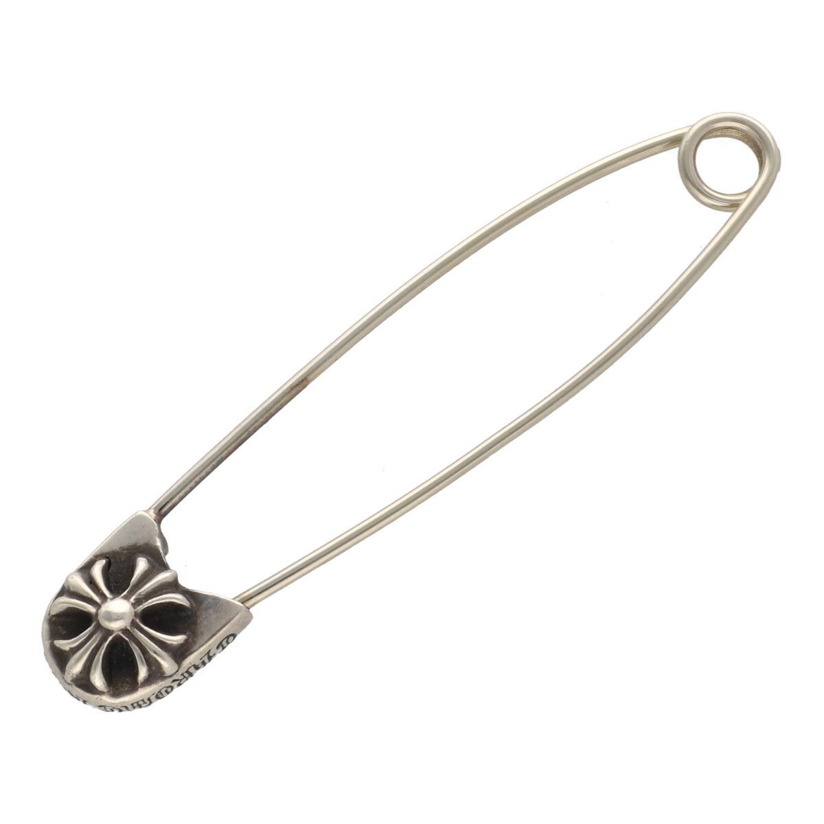 【中古】 CHROME HEARTS クロムハーツ セーフティピン ラージ SV925 シルバー ネックレス ペンダント トップ チャーム ブローチ 安全ピン 24011238 RS