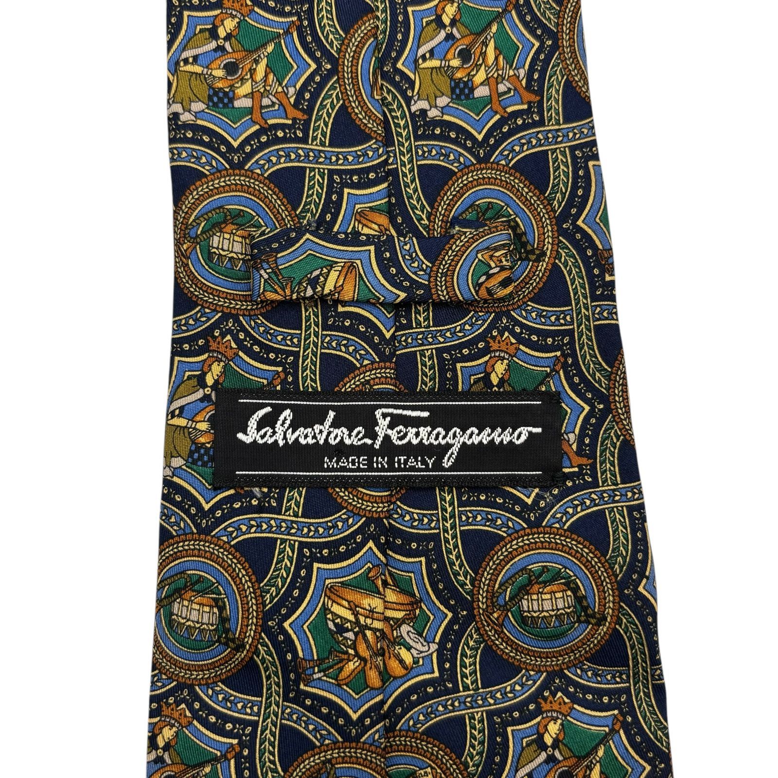 Salvatore Ferragamo サルヴァトーレフェラガモ ネクタイ シルク