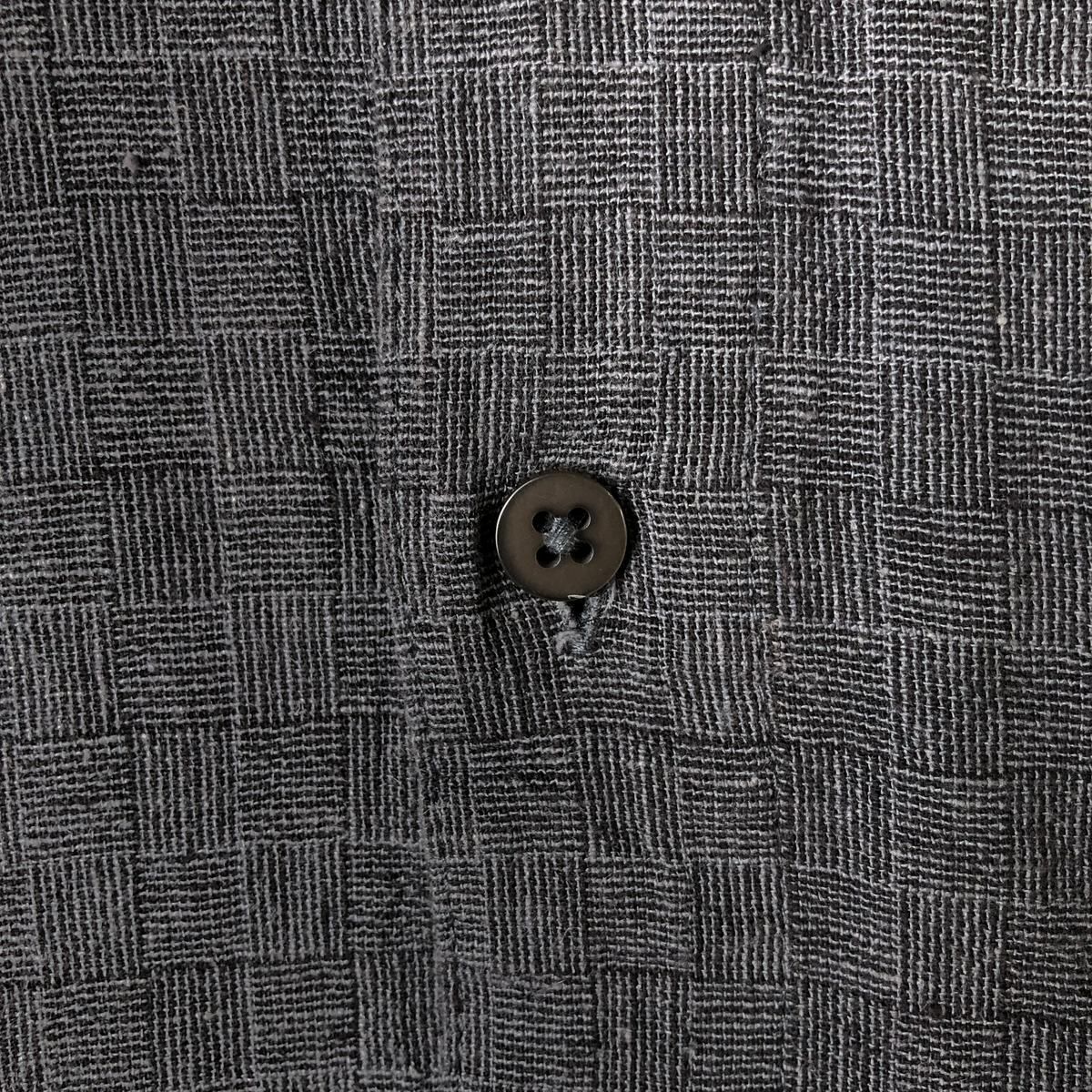 haggar レーヨン rayon スミクロ 半袖シャツ　黒　ヴィンテージ M 楽天市場】US古着 haggar. リネン×レーヨン ラインシャツ 半袖