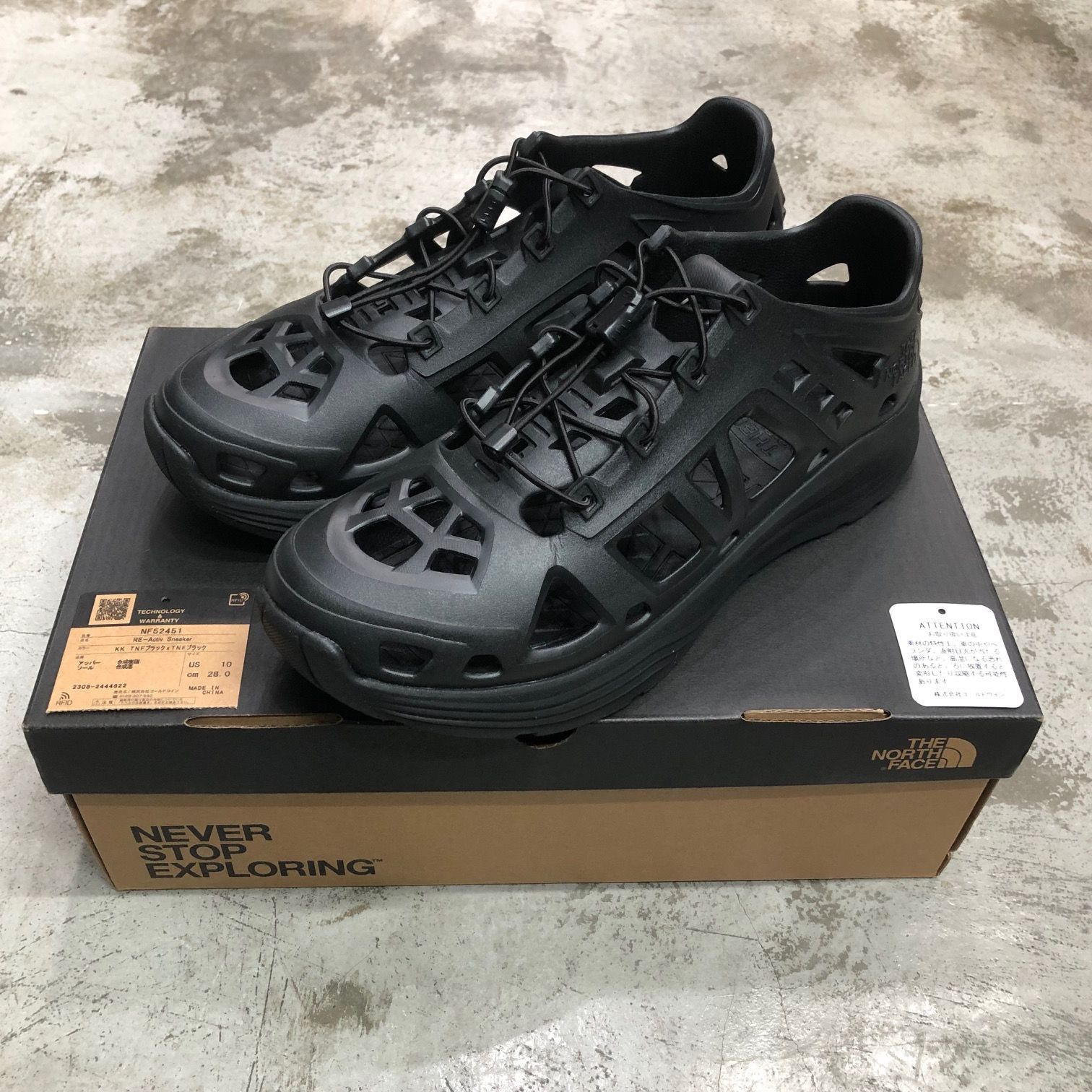 THE NORTH FACE RE-Activ Sneaker リアクティブ スニーカー スポーツサンダル ノースフェイス NF52451   28cm 76896A2