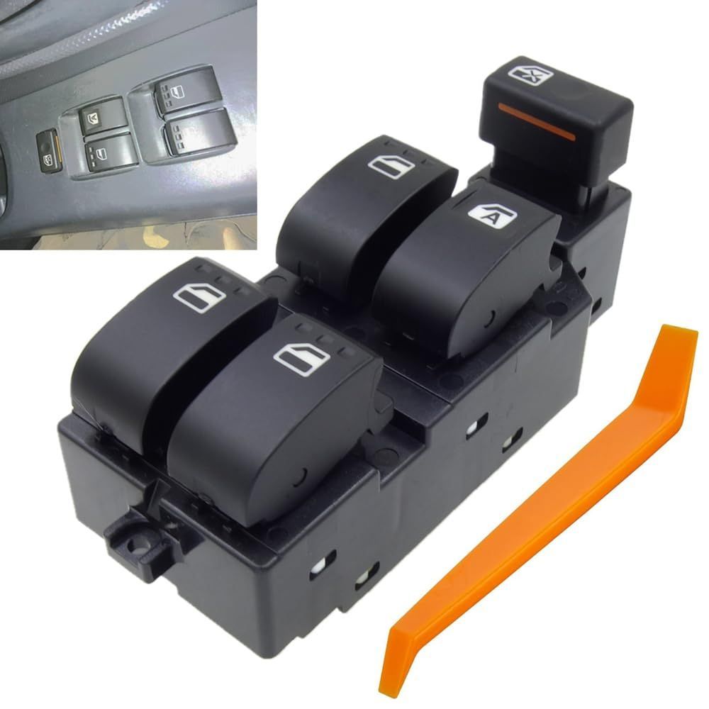 【特価セール】Beilike 集中ドアスイッチ ダイハツ ムーヴ L150S/ L160S 運転席用パワーウィンドウスイッチ 純正交換 12＋4ピン