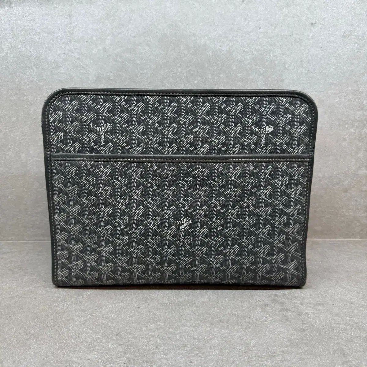 GM サイズ Goyard ゴヤール ジュバンス グレー トイレバッグ