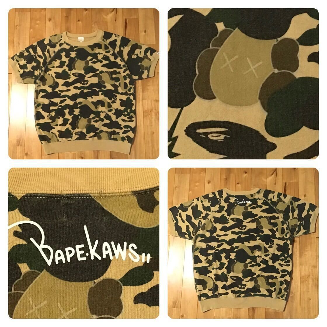 KAWS × BAPE camo 半袖スウェット Mサイズ bendy 1st camo a