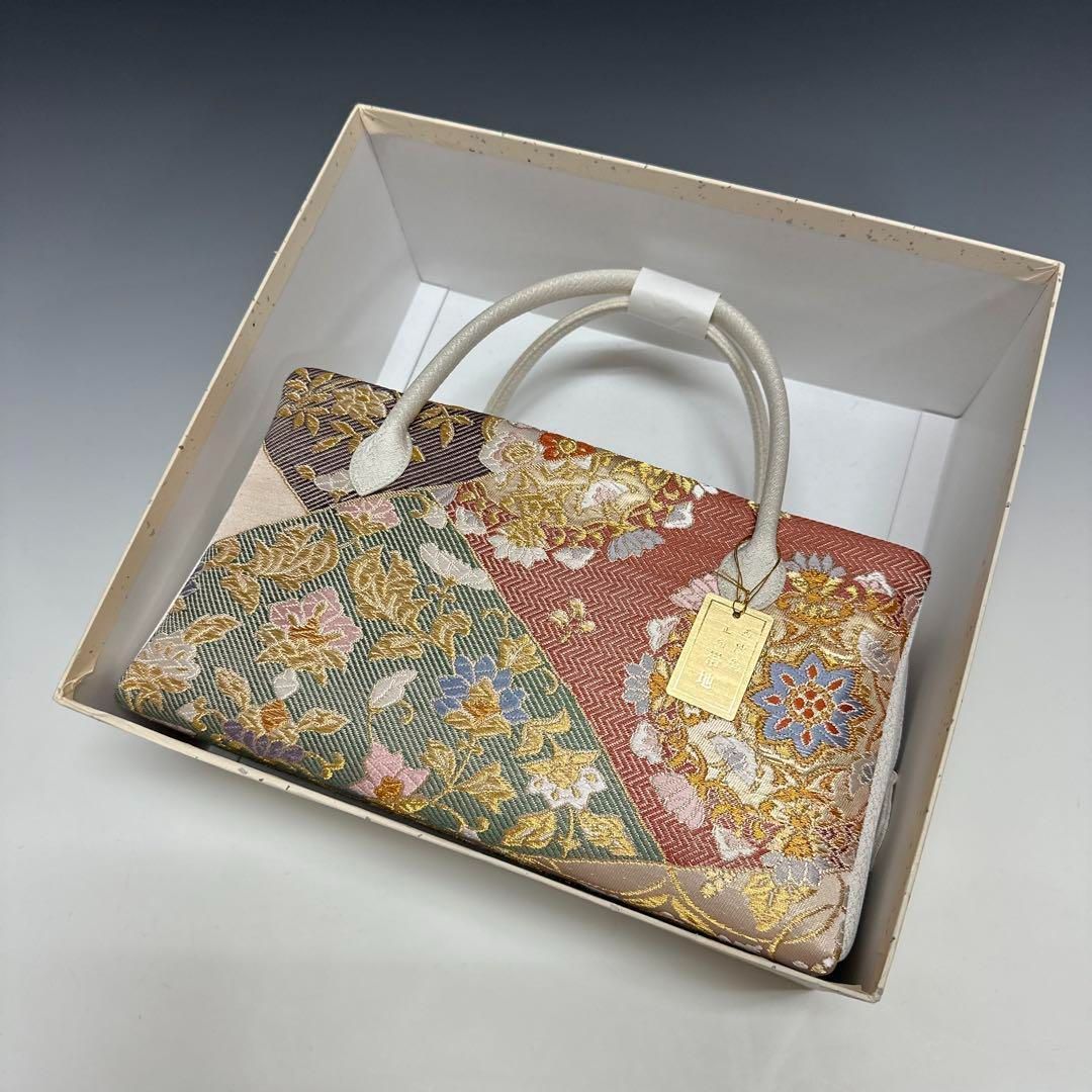 新品未使用 ！！特別セール！！京都 西陣 正絹 帯使用 利休