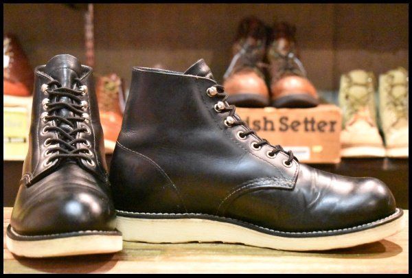8D 箱付 良品 犬タグ復刻 19年】レッドウィング 8165 アイリッシュ