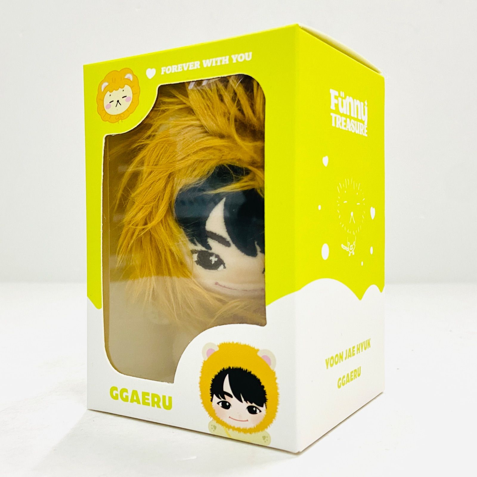 倉吉店】Funny TREASURE JUMPSUIT PLUSH DOLL ジェヒョク GGAERU【353