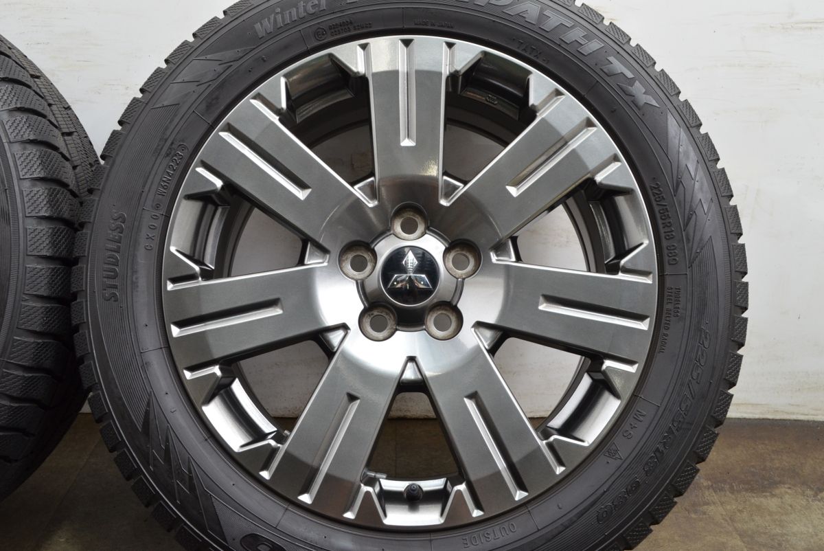 レア★美品★ ミツビシ デリカD5ジャスパー 純正 ホイール18インチ 限定色 レア☆美品☆ ミツビシ デリカD5ジャスパー 純正 ホイール18