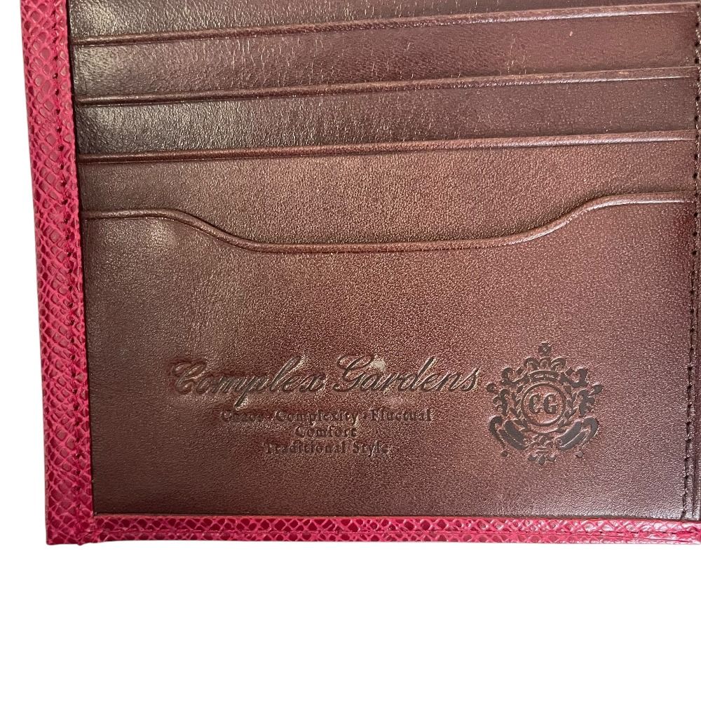 美品 COMPLEX GARDENS コンプレックスガーデンズ レザー 二