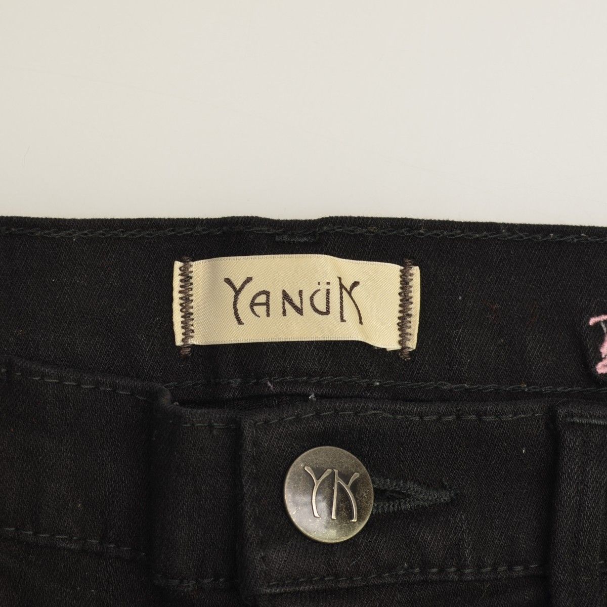 Bestie ブラックスキニーデニムパンツ