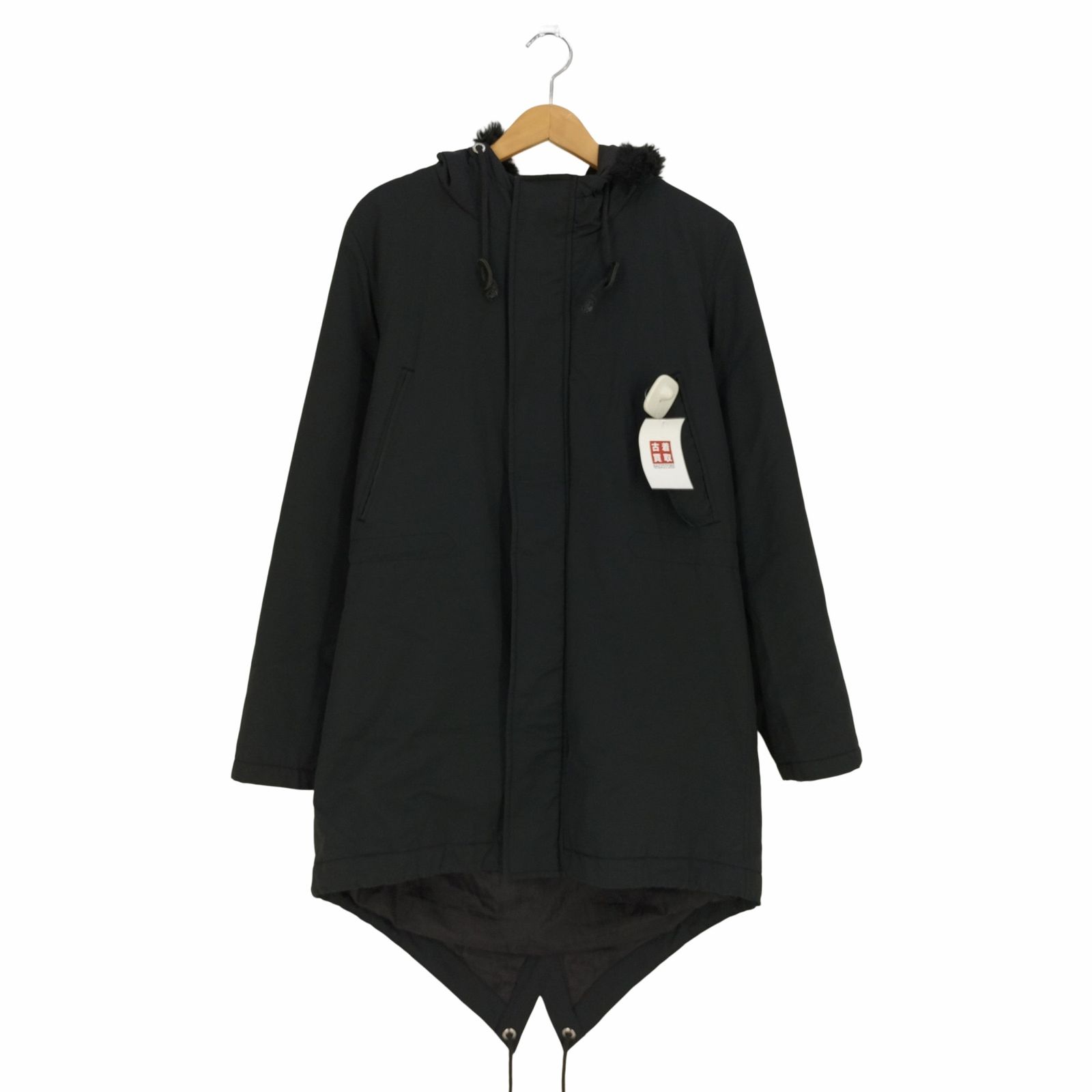 CRIMIE クライミー メンズ ナイロン モッズコート ブラック サイズXXL UAU】ナイロンタスランモッズコート