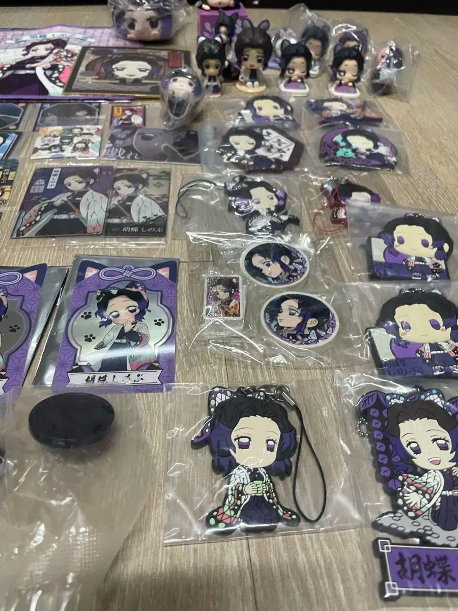 <娘とママの断捨離>鬼滅の刃 胡蝶しのぶさん グッズセット(一部使用してます) 娘とママの断捨離>鬼滅の刃 胡蝶しのぶさん グッズセット(一部使用して