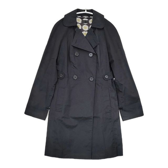 Paul Smith BLACK LABEL コットン トレンチコート ブラック レディース ポールスミスブラックレーベル【中古】5-0917T&infin;