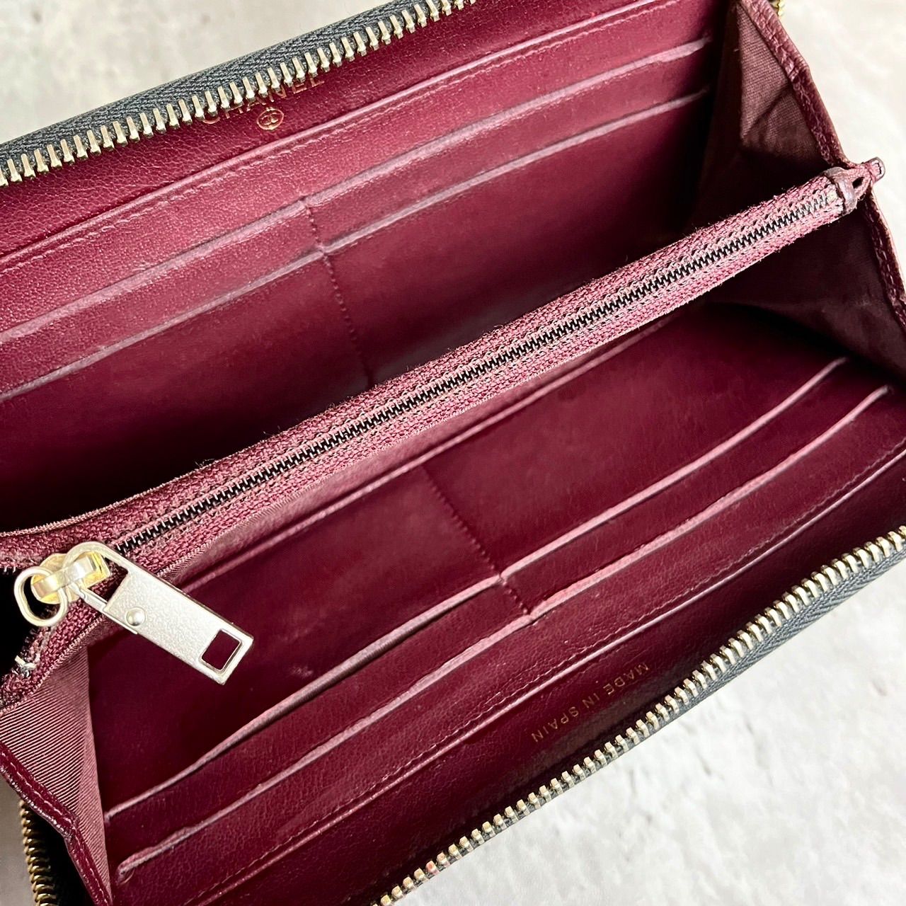 ✨良品✨ CHANEL シャネル 長財布 ラウンドファスナー マドモアゼル 