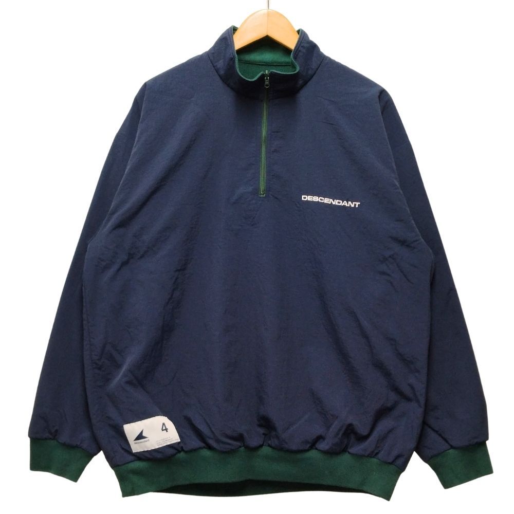 DESCENDANT ディセンダント TIDE HALFZIP FLEECE LS SHIRT