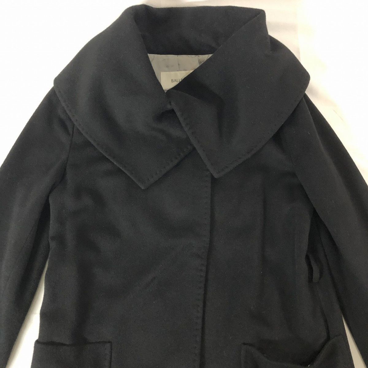 BALLSEY トゥモローランド 美品 イタリア産 Breschi カシミヤコート 38 