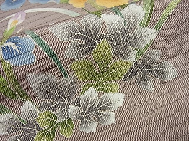 平和屋本店□極上 夏物 山口美術織物 皇室 伊勢神宮御用 西陣織 絽塩瀬  