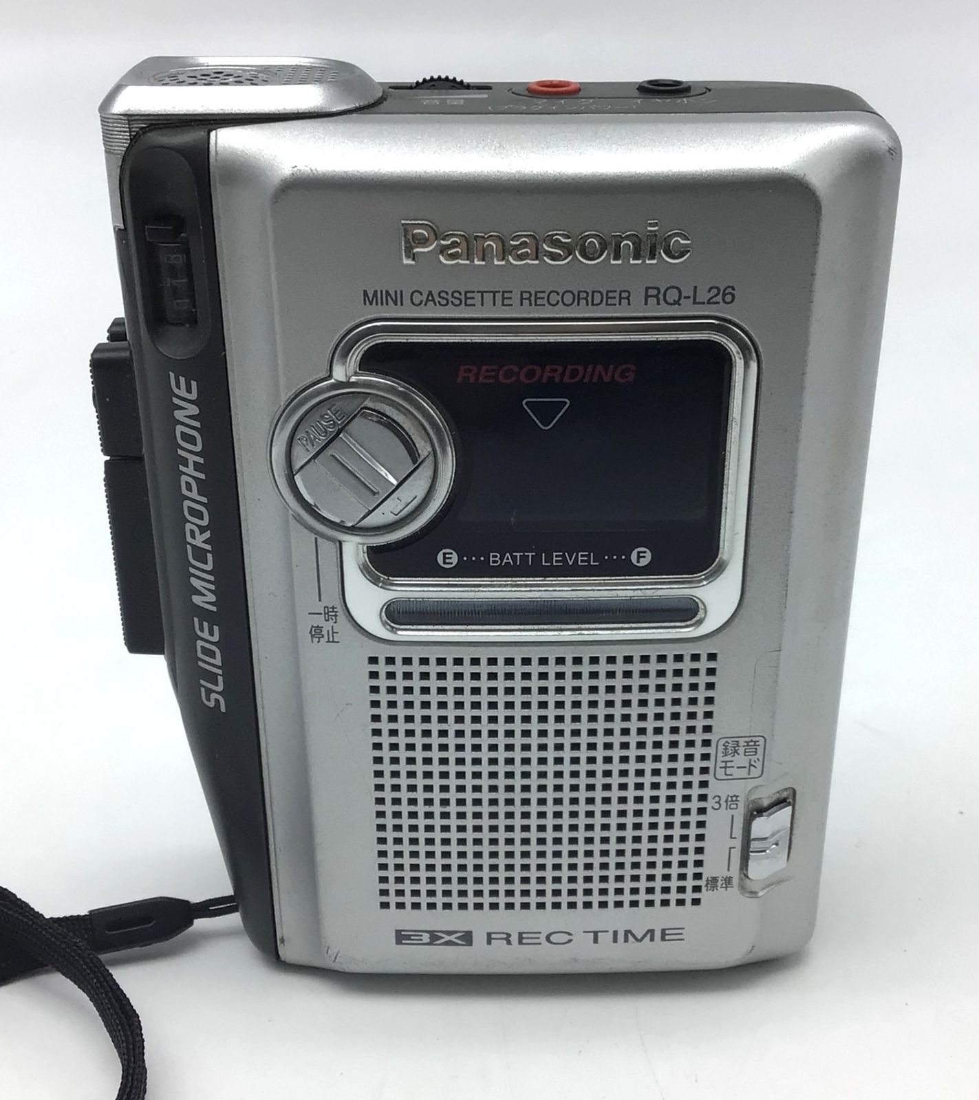 1196 【動作確認済】Panasonic ミニカセットレコーダー RQ-L26 録音機