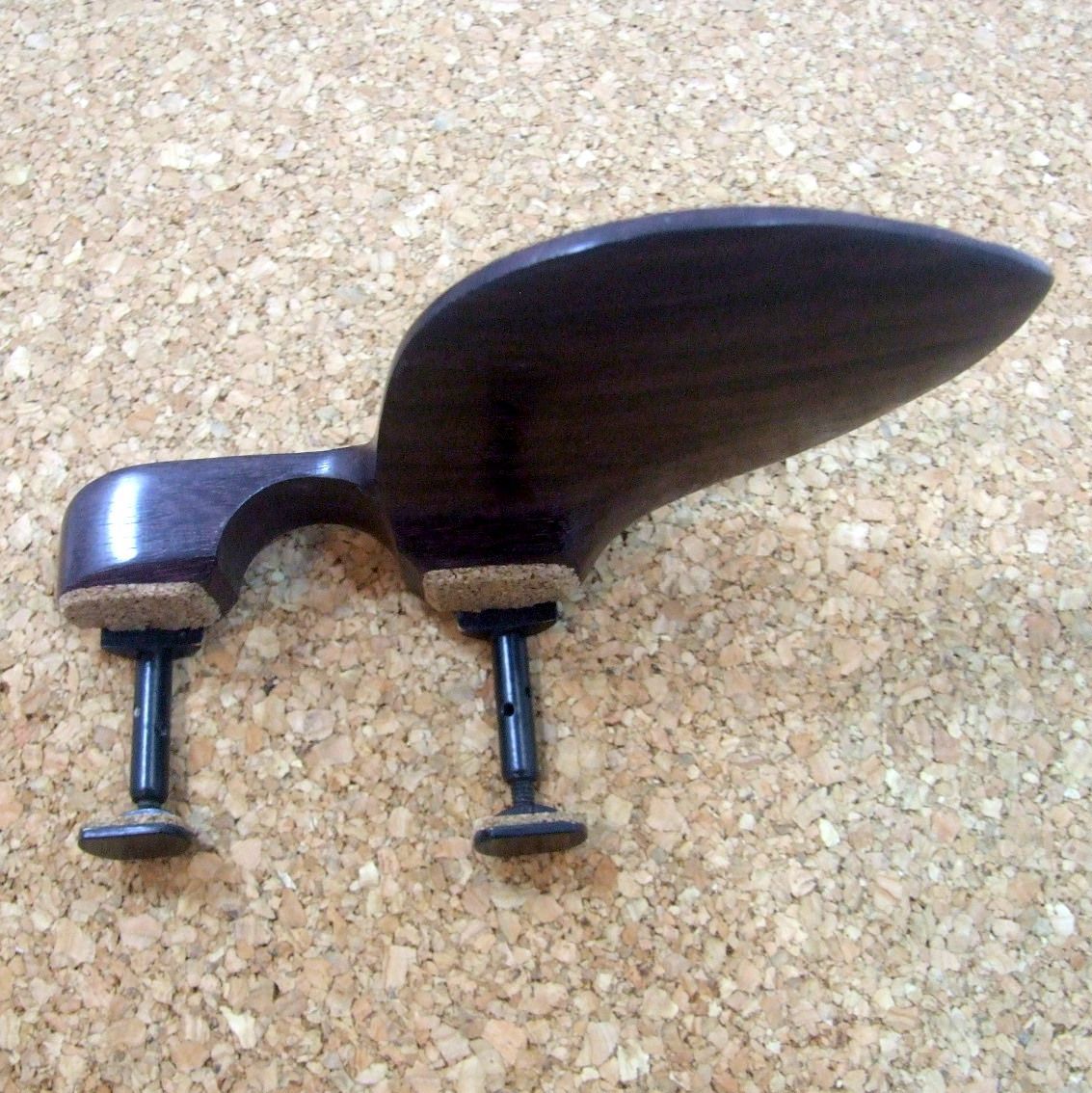 バイオリン顎当て アクセサリー 貴重品インドローズウッドガルネリ