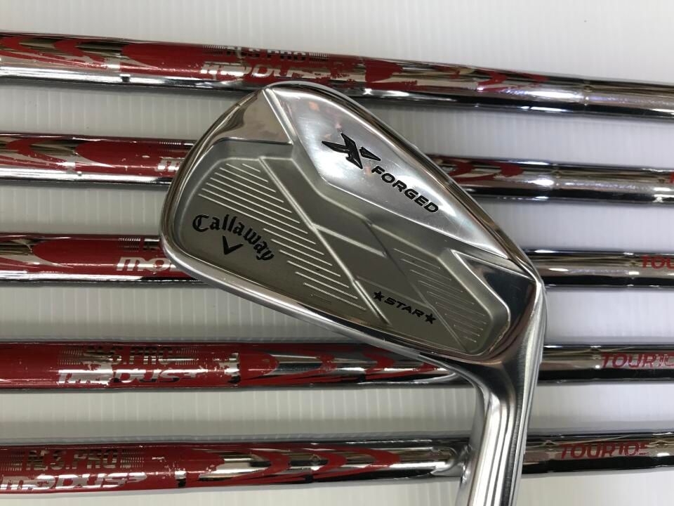 【即納】X FORGED STAR | S | NSプロ MODUS 3 TOUR 105 | 中古 | アイアンセット | キャロウェイ