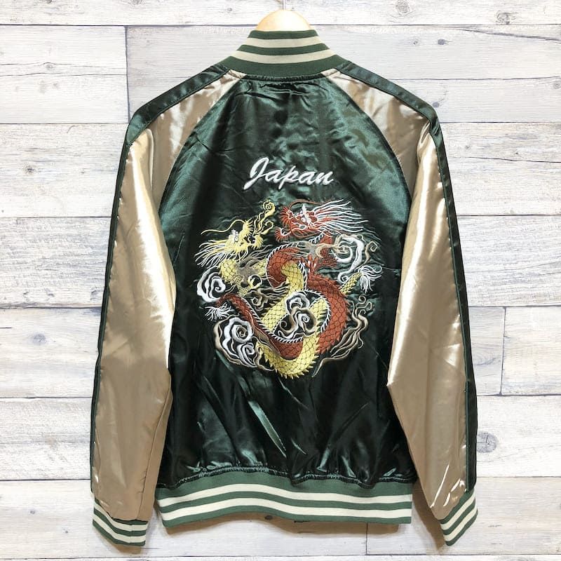 テーラー東洋 スカジャン サイズM 双竜×沖縄 TT10727 テーラー東洋