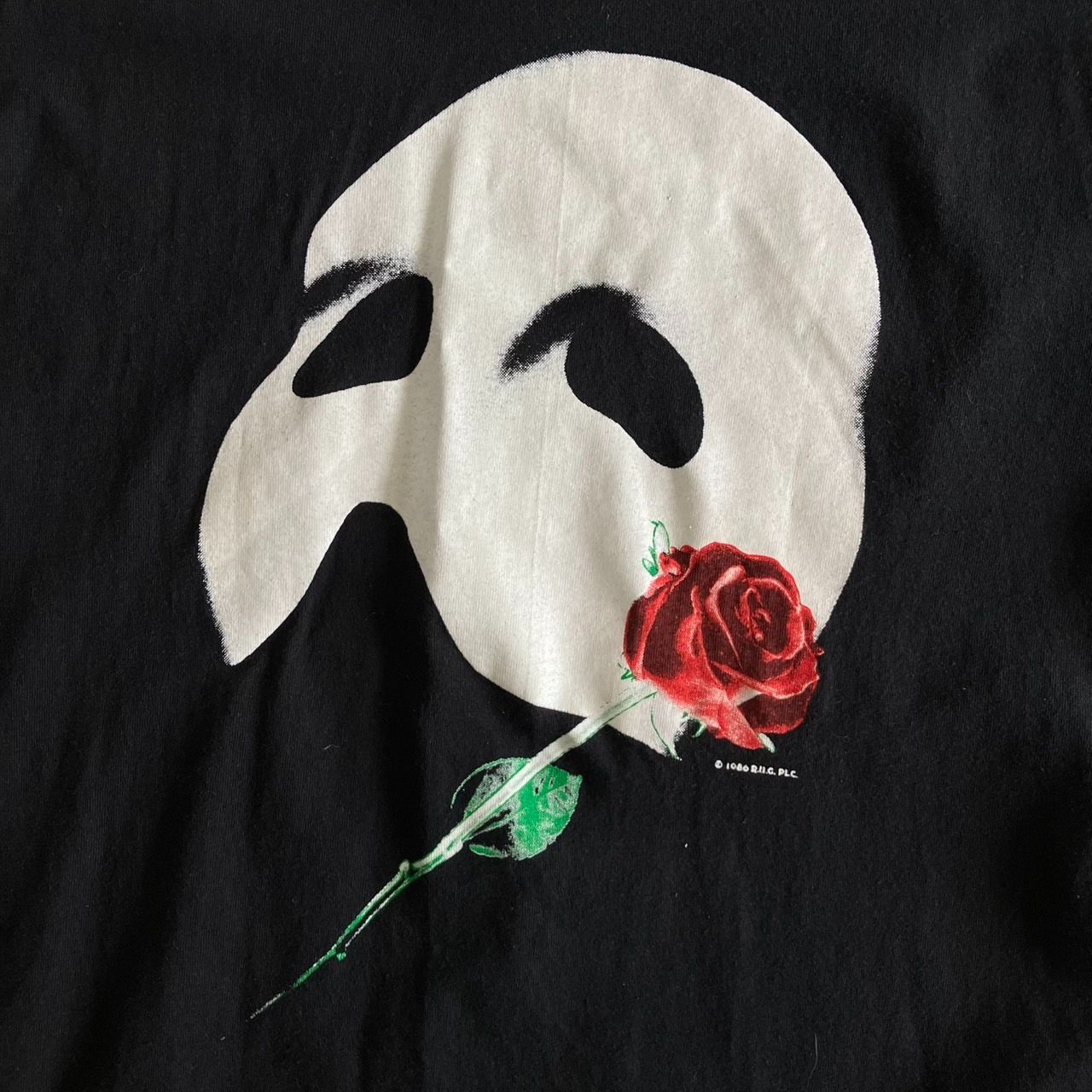 カニエウエスト 着用 90s オペラ座の怪人 Tシャツ 黒 XL FOL