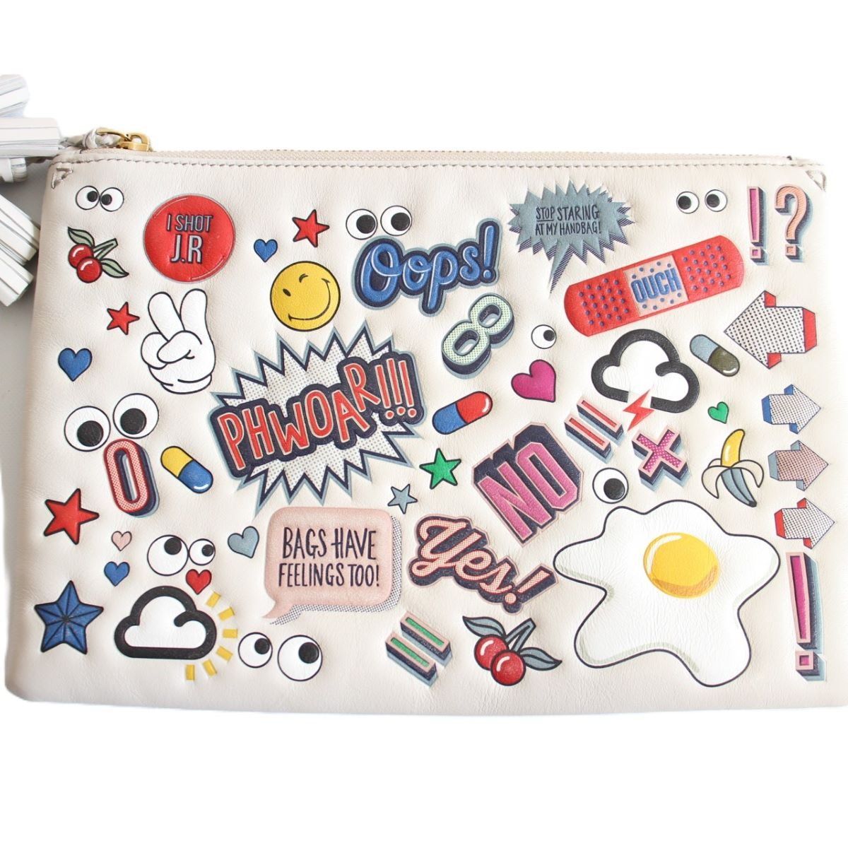 関税・送料込【Anya Hindmarch】オールオーバーステッカーケース オール・オーバー・ステッカー・ペンケース | Anya Hindmarch JP