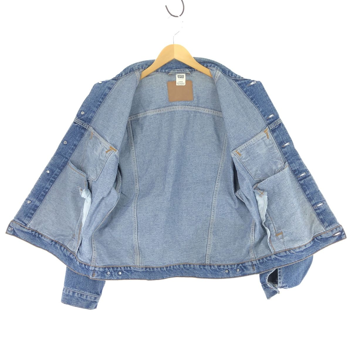 極美品 90s Levi'sリーバイス ジャケット Gジャン XL 70500 LEVI'S(リーバイス) 90s 70500 香港製デニムジャケット