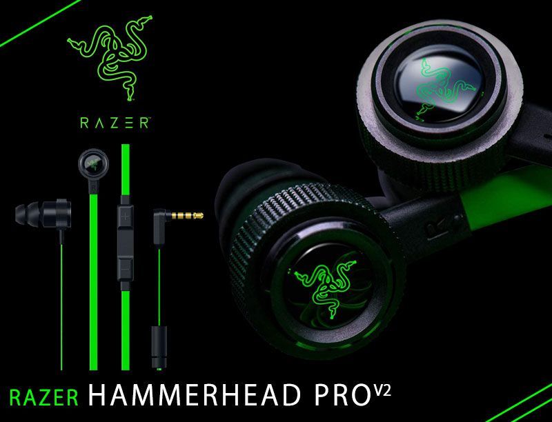 レイザー. Hammerhead Pro V2 ゲーミングイヤホン