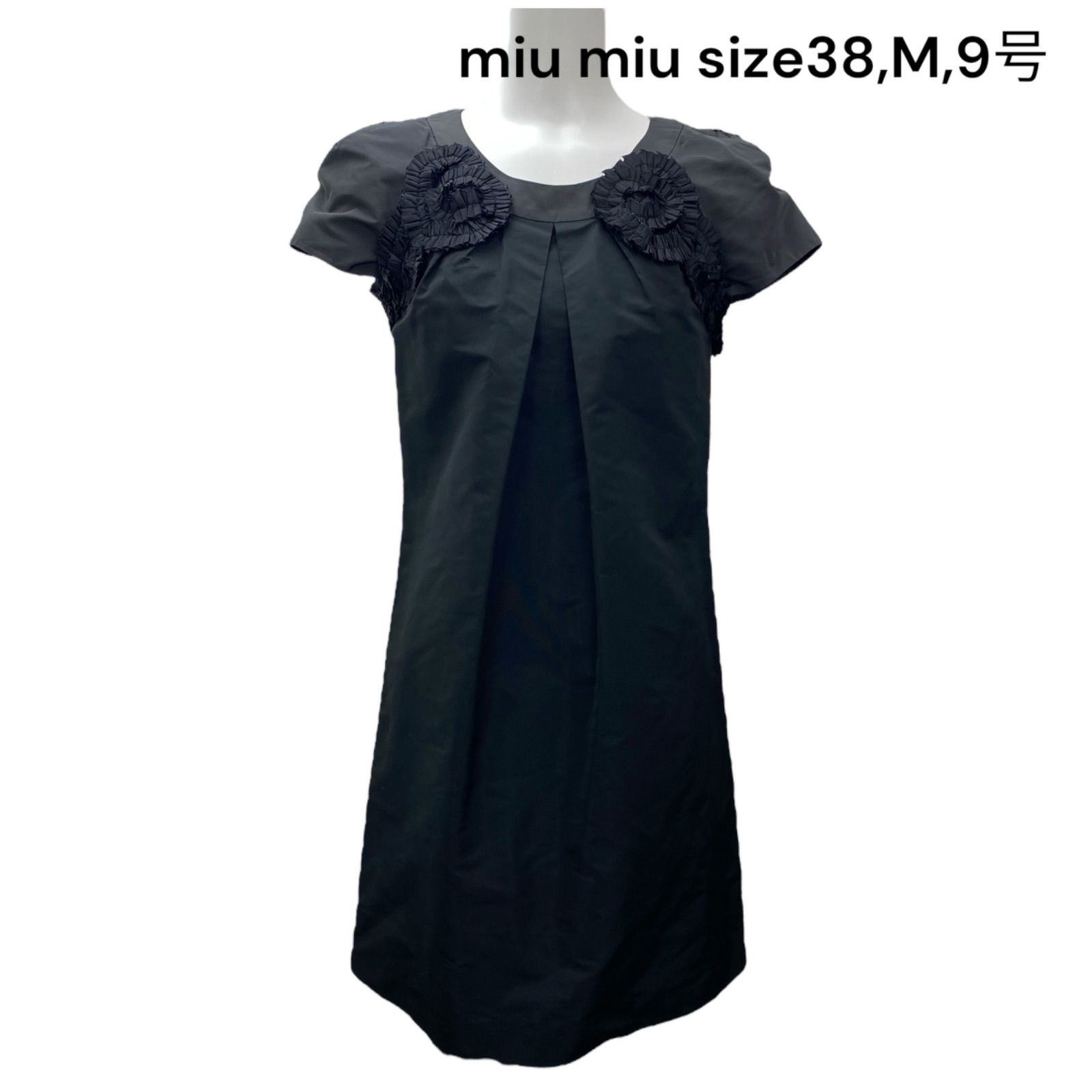 イヴ・サンローラン　ヴィンテージ　レトロ　ウールニットワンピース　サイズM 福助 イヴ・サンローラン ヴィンテージ レトロ ウールニットワンピース