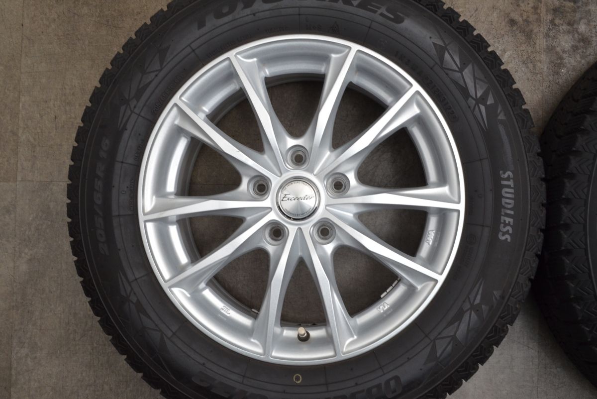 新品続々入荷中！ バリ溝 エクシーダー 16in 6.5J 48 PCD114.3 製 トーヨー オブザーブ ガリット GIZ2 205 65R16 ヤリスクロス C28 セレナ 良い