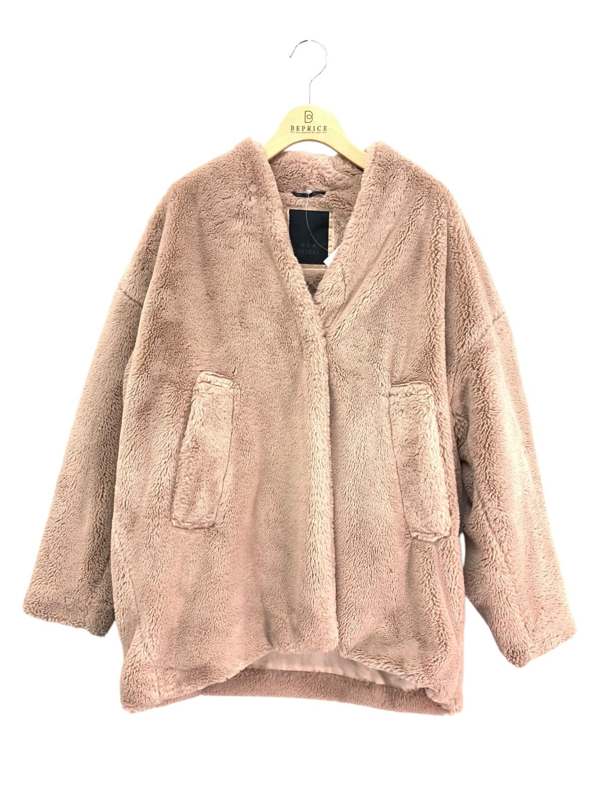 TATRAS NINO ニーノ ボア ジャケット カーディガン ファー ピンク タトラス NINO LTA22A4907-L ボアジャケット 01 ピンク