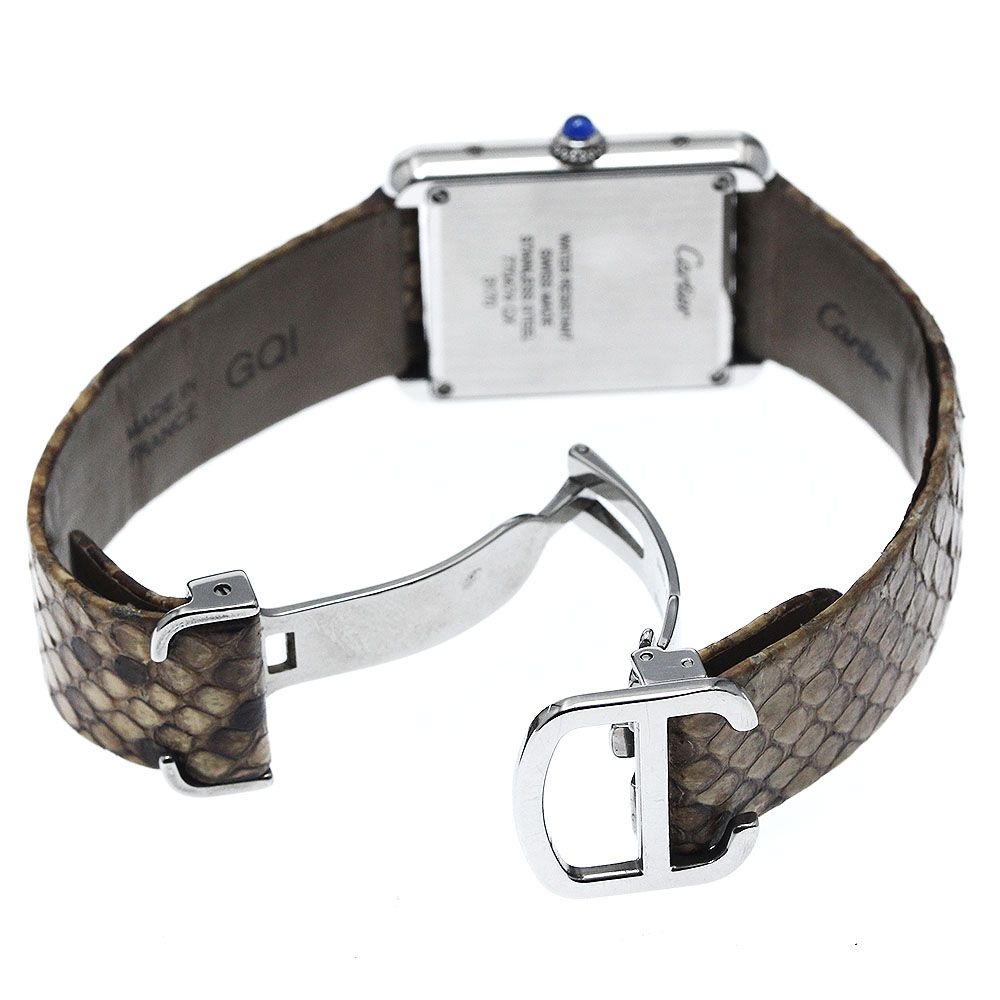 W5200020 カルティエ(Cartier) タンクソロ SM パイソンモチーフ