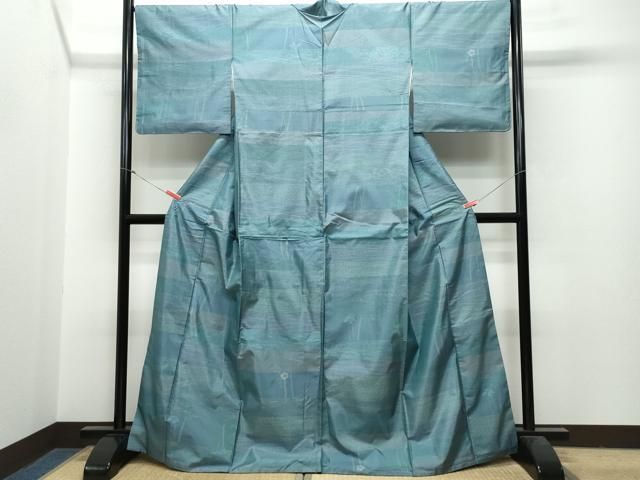 平和屋着物●結城紬　独楽　正絹　逸品　CAAZ8355vf 平和屋着物○結城紬 独楽 正絹 逸品 CAAZ8355vf 平和屋着物○本場