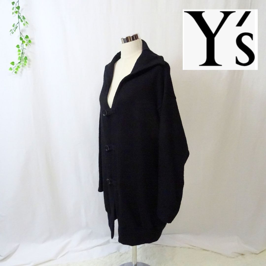 Y's ワイズ ヨウジヤマモト 変形 ロングカーディガン ニット