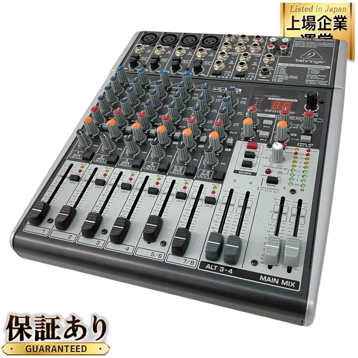 Behringer XENYX X1204USB アナログ ミキサー 8ch 音響機材 ベリンガー 中古 Z9241946 - メルカリ