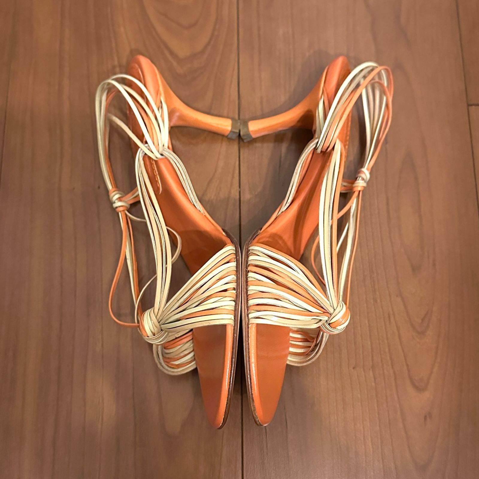 オレンジ×ピンク サイズ35½