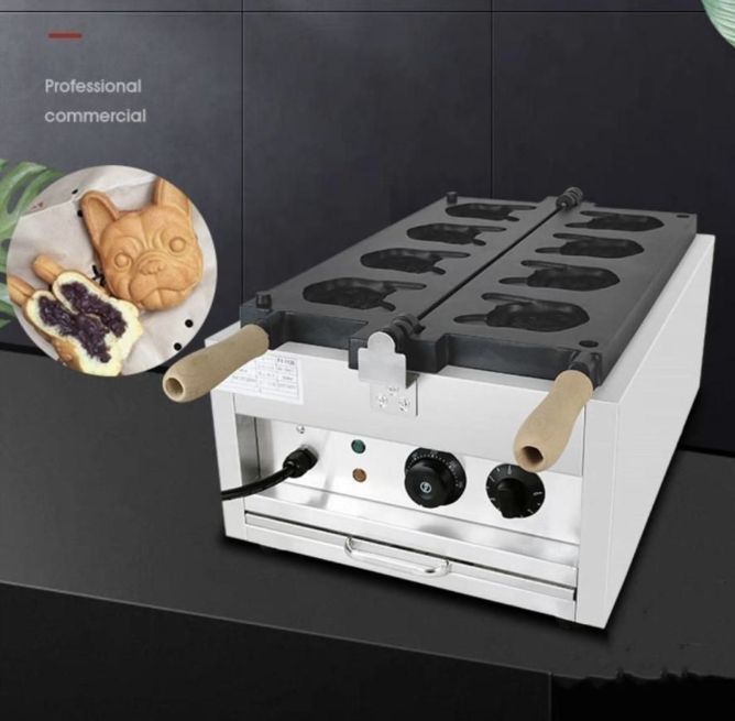 たい焼き器業務用 電気 軽食設備 愛い形 ワッフルメーカー ワッフルベーカー ワッフルメーカー 動物の足型 犬 犬の形