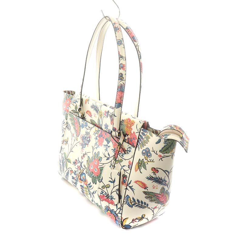 超美品 トリーバーチPARKER FLORAL レザートート ショルダー 7/6まで限定販売】トリーバーチ TORY BURCH PARKER FLORAL