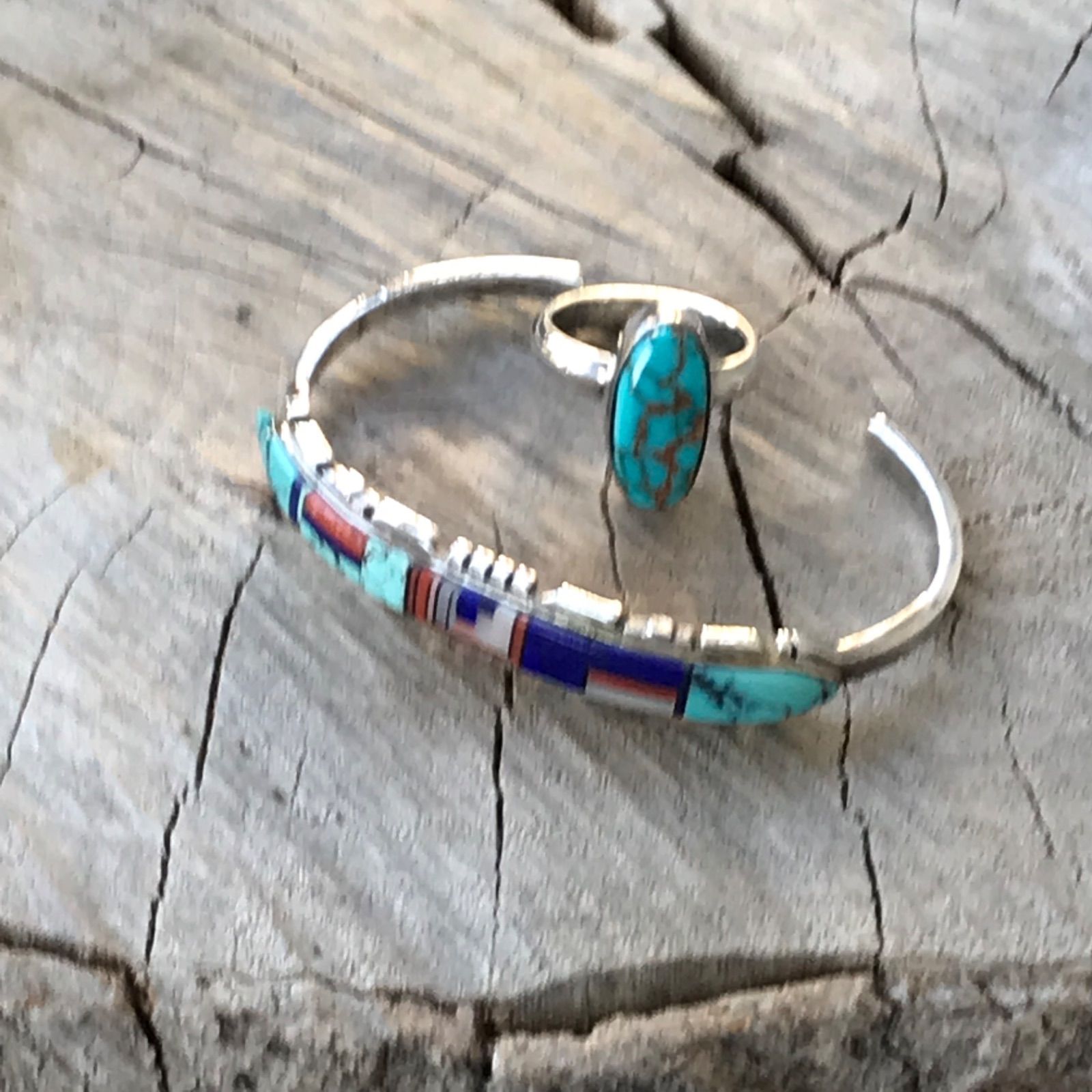 インディアンジュエリー バングル ブレスレット 重量13.61g