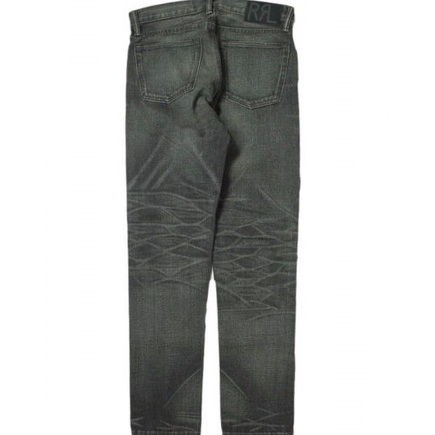 RRL ダークブルー スリムナローセルビッチデニム 29×30 RRL ダーク