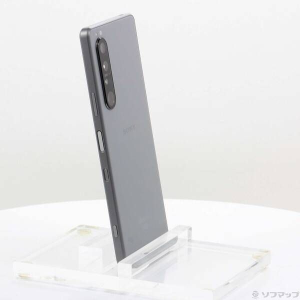中古品〕 Xperia 1 III 256GB フロストグレー SO-51B docomo