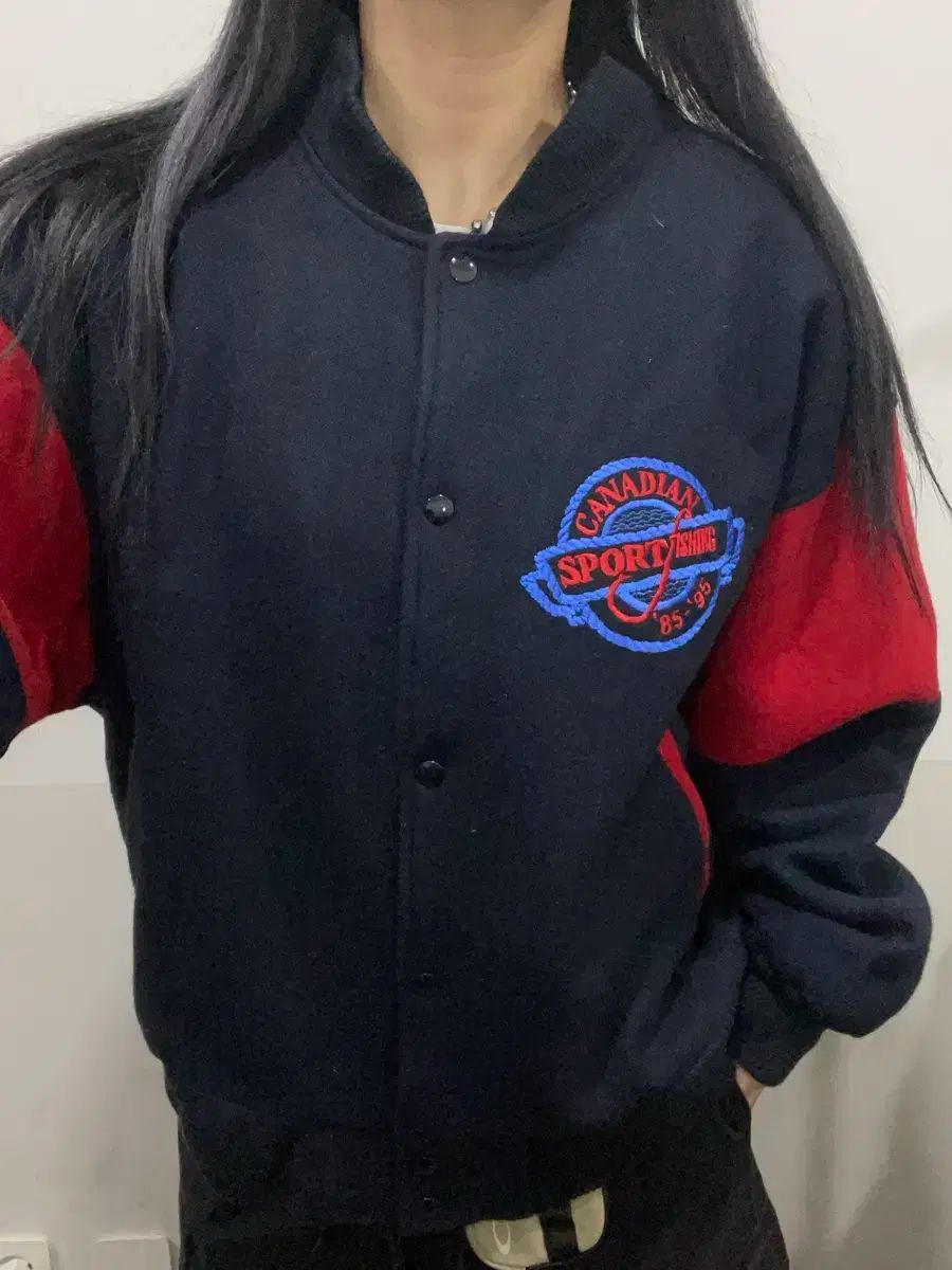 最高 (ヴィンテージ)Made in Canada チェーンスティッチ カラー