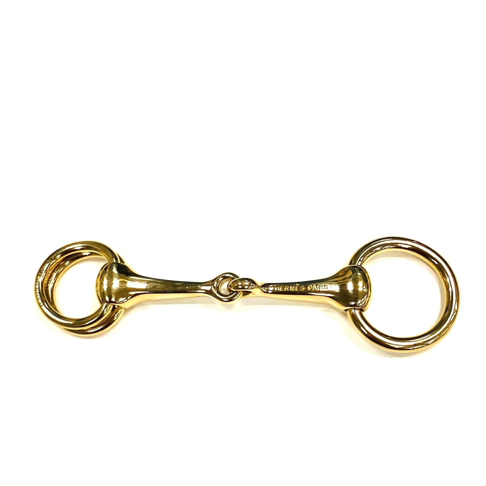 HERMES エルメス ホースビットモールドゥ スカーフリング：x0926